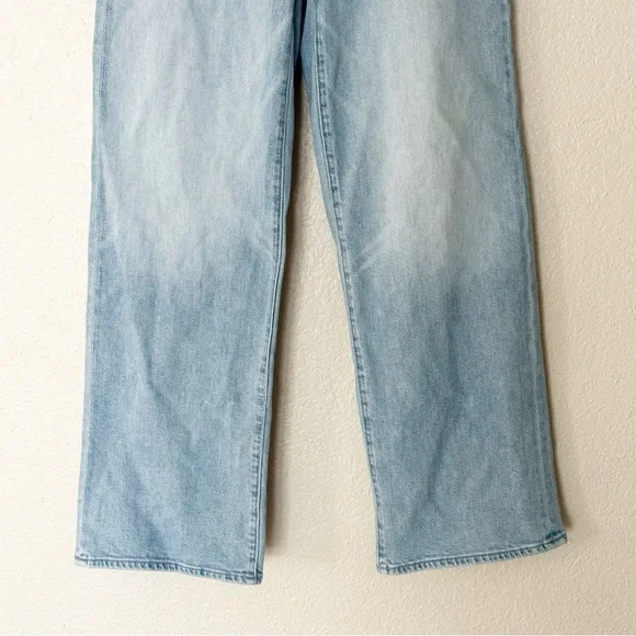 Mother Jeans The Dodger Ankle Slouch Loose Straight Leg Light Wash Size 25 - Picture 5 of 9